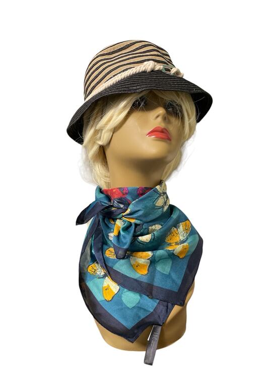 INC International Concepts Accessories - Inc International Concepts Butterfly Kaleidoscope Scarf in Teal NWT